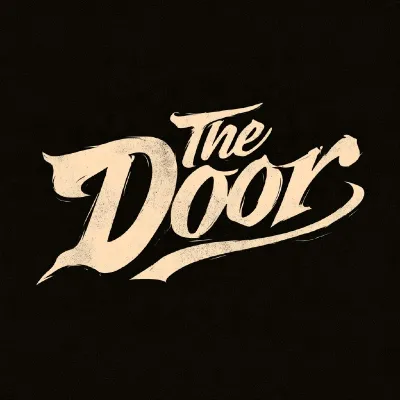 Вариант 4 логотипа The Door, Midjourney v8.2